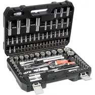 YATO 1|2" und 1|4" Steckschlüsselsatz mit Ratsche / Bits / Gola / Inbus / 94-tlg