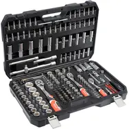 YATO YT-38931 Ratschen-Steckschlüsselsatz 1|4" | 3|8" | 1|2" / Bits | Gola | Inbus | PH | TORX / 173 Stk