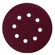 Makita P-43561 / Schleifpapier für Holz | Metall | Stein / Körnung 100 / Durchmesser 125 mm / 8 Löcher / 10 Stk