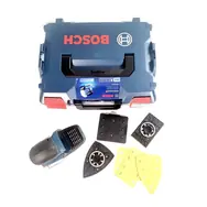 BOSCH GSS 18V-10 Professional + Karton / Akku-Exzenterschleifer / 18V / 11.000-22.000 Schwingungen/min / Schwingung 1,6 mm / ohne Akku