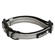 Alcott Adventure grau - Größe M / reflektierendes Halsband für Hunde