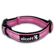 Alcott Adventure rosa - Größe S / reflektierendes Halsband für Hunde