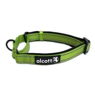 Alcott Martingale grün - Größe M / reflektierendes Halsband für Hunde