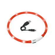 Karlie LED-Leuchthalsband rot - Umfang 20-75 cm