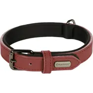 Flamingo Binti Lederhalsband mit Neopren rot S/M