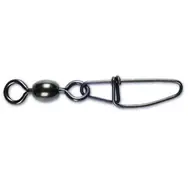 Black Cat Wirbel mit Karabiner Cross Lock Wirbel Größe 1/0 55kg 5St