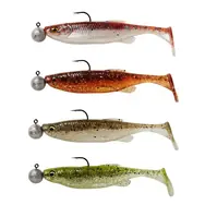 Savage Gear Gummiköder Fat Minnow T-Tail RTF S 10,5 cm 11 g klare Wassermischung