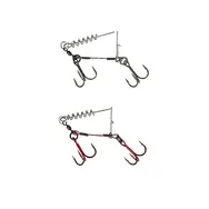 Savage Gear Rig Carbon49 Corkscrew Stinger 2x Größe 1 23kg 2St