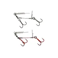 Savage Gear Rig Carbon49 Corkscrew Stinger 2x Größe 1/0 28kg 2St