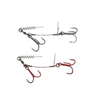 Savage Gear Rig Carbon49 Corkscrew Stinger 2x Größe 3/0 31kg 2St