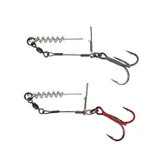 Savage Gear Rig Carbon49 Corkscrew Stinger Größe 3/0 31kg 2St