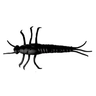 Savage Gear Gummiköder 3D LB PVC Mayfly 5cm Schwarz 8St