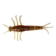Savage Gear Gummiköder 3D LB PVC Mayfly 5 cm Braun Glitzer 8 Stück
