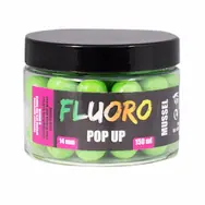LK Baits Pop UP Fluoro Boilies Muschel 150 ml 14 mm