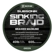 Sonik Cord Subsonic Sinking Braid 600 m 0,20 mm 40 lb