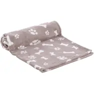 Flamingo Zuma Fleecedecke Würfel/Packungen beige 100x70cm