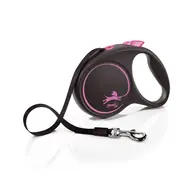 Flexi Black Design L 5m/50kg rosa / Leine