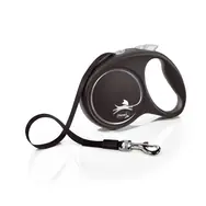 Flexi Black Design L 5m/50kg silber / Leine
