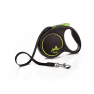 Flexi Black Design M 5m/25kg grün / Leine