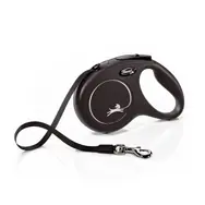 Flexi New Classic M 5m/25kg schwarz / Leine