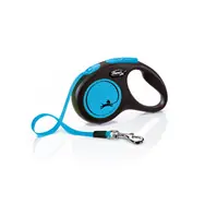 Flexi New Neon S 5m/15kg blau / Leine