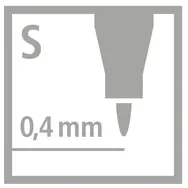 STABILO® OHPen Universal - superfein - rot