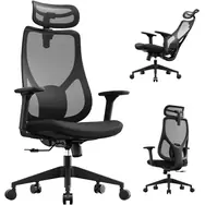 SENSE7 Moyo schwarz / Ergonomischer Bürostuhl / Belastbarkeit 150 kg