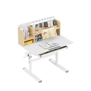 Mark Adler Study 5.0 beige / Höhenverstellbarer Kinderschreibtisch / für Kinder von 110 bis 160 cm