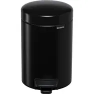 Brabantia Newicon Tretabfalleimer 3 L schwarz matt / Durchmesser 16,8 cm / Höhe 26,4 cm