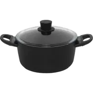 BALLARINI Avola 1006219 Topf mit Glasdeckel 24 cm / 4,8 l / geschmiedetes Aluminium 