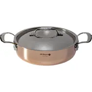 De Buyer Prima Matera Niedriger Induktionstopf 24 cm / 3,1 l / Kupfer + Edelstahl  