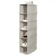 Compactor Oxford Hänge-Kleiderorganizer - 6 Fächer / 30 x 18 x 94 cm 
