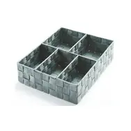 Compactor TEX Organizer für Kleidung und Accessoires - 5-teilig grau / 32 x 25 x 8 cm