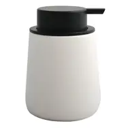 MSV MAONIE Seifenspender weiß-schwarz / Keramik / 350 ml