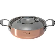 De Buyer Prima Matera Niedriger Induktionstopf 20 cm / 1,8 l / Kupfer + Edelstahl 