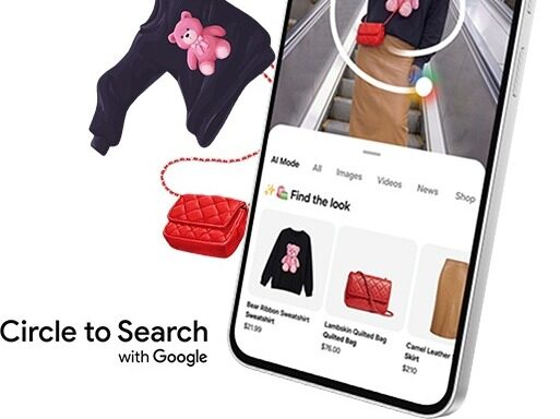 Funkce Circle to Search with Google na displeji Galaxy S26 FE