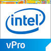 Intel vPro Logo für Unternehmensverwaltung und Sicherheit von Computern