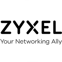 Logo der Marke Zyxel mit Slogan Your Networking Ally, Hersteller von Netzwerkgeräten