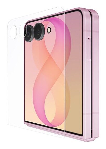 Ochranné sklo nad vnějším displejem Galaxy Z Flip8