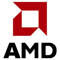 AMD-Logo – Hersteller von Prozessoren, Grafikkarten und Chipsätzen
