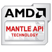AMD Mantle API Technology Logo – Low-Level-Grafik-API für AMD-GPUs