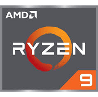 AMD Ryzen 9 Logo – Prozessorreihe für High-End-Desktops und Workstations