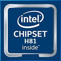 Intel Chipset H81 Logo – Kennzeichnung des Mainboard-Chipsatzes