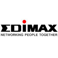 Logo der Marke Edimax – Hersteller von Netzwerkgeräten mit dem Slogan Networking People Together