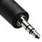 Symbol eines 3,5-mm-Klinkensteckers – kleiner Stereo-Audiostecker