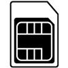 SIM-Karte SIM-Karten-Symbol – Hinweis auf mobile Konnektivität
