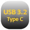 Symbol für USB 3.2 Type C Anschluss – Produktschnittstellenspezifikation